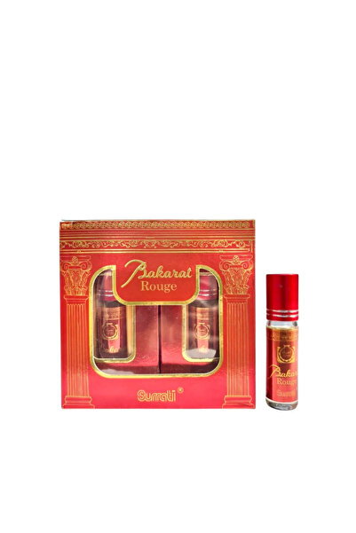 Surrati عبوة من 6 عطور زيتية من بكارات روج، سعة 6 مل –