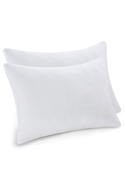 NEXTWAVE Set 2 perne ortopedice ajustabile NextWave™, memory foam maruntit, suport cervical, husa lavabila