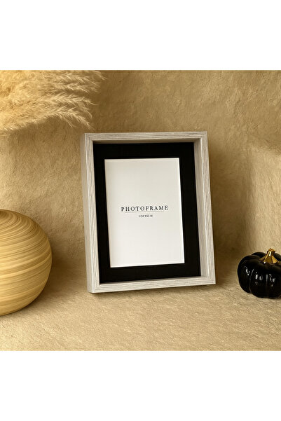Evanev Tutku Çift Camlı Çerçeve 13x18 cm Gri-Siyah KOD:3180