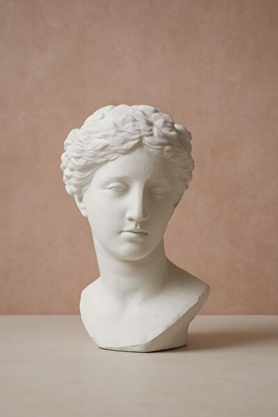 MN TİCARET Helen Dekoratif Biblo / Saksı / Mumluk- Orta Boy