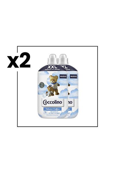 Coccolino Pachet Balsam Delicato Soffice 1750ML 76 spalari x2