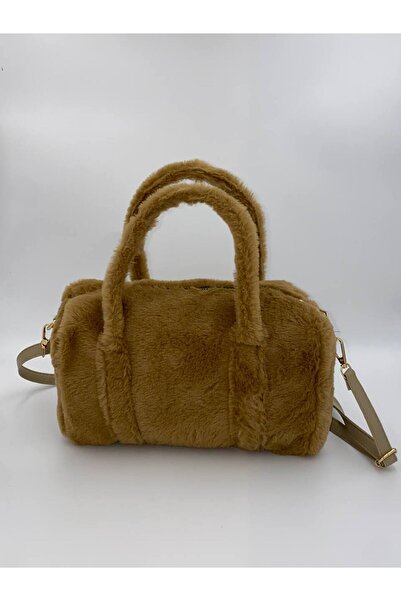 Marvelis Ponçi̇k Plush Hand and Shoulder Women's Bag