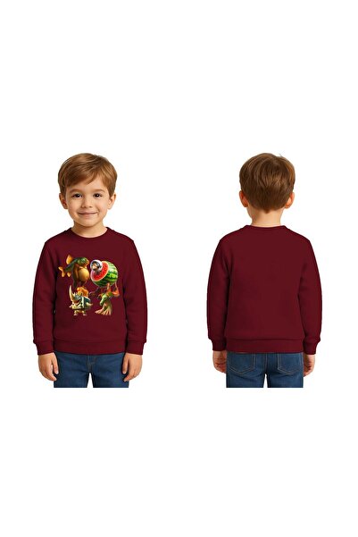 SEDİRLİ Unisex Braınrot cu imprimeu Copii Swae tricou 3 fire cu borduri