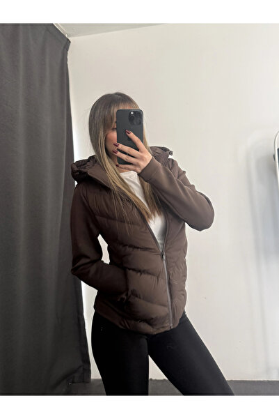 nona butik Palton gonflabil argintiu - maro