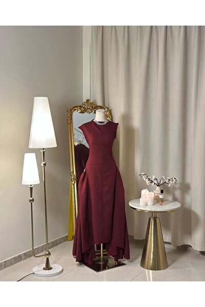 vanus fashion 5719 -فستان راقٍ بإطلالة ملكية ساحرة (لونين)