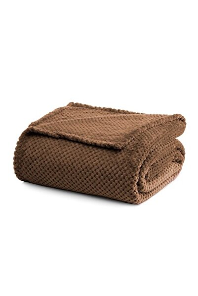 ZenderTextil Quilted blanket, 150x200 cm, Brown