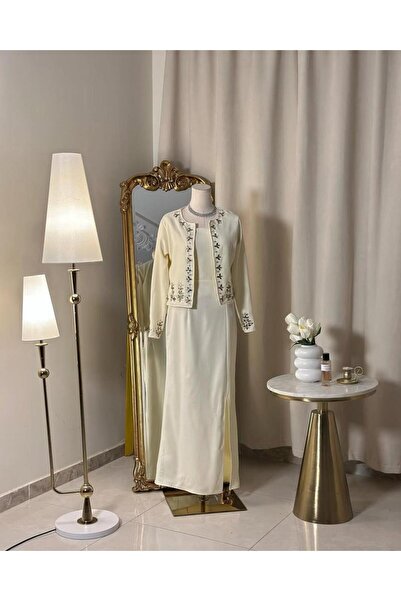 vanus fashion 5905 -فستان طويل قطعتين