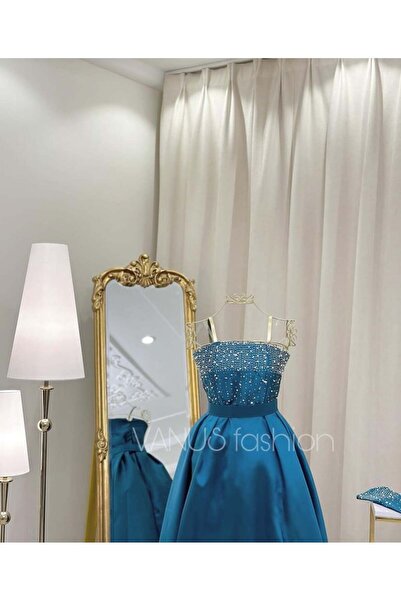 vanus fashion فستان سهرة باكمام خارجية 4101