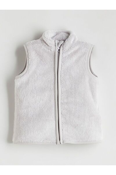 LC Waikiki سترة LCW baby ياقة مرتفعة متوسطة الطول المصنوعة من القطيفة للأطفال...