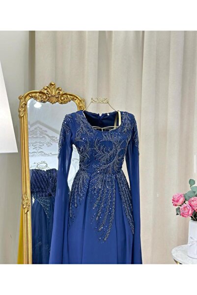 vanus fashion فستان سهرة طويل 4871