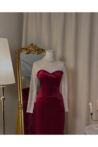 vanus fashion فستان سهرة طويل 5366