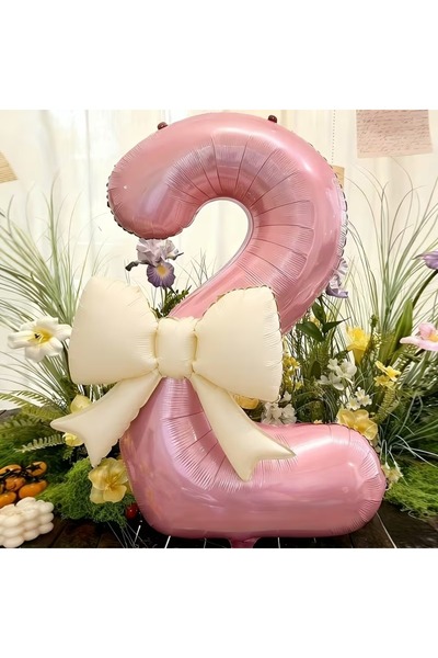 ÇITIPITISTORE 2 Lİ BÜYÜK BOY FİYONK RAKAM FOLYO BALON SET