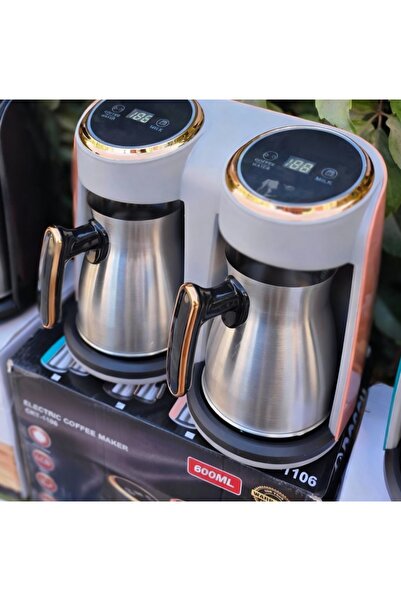 çaymekani Bosch Türk Kahve Makinası İthal Dijital göstergeli ve Çelik Cezveli...