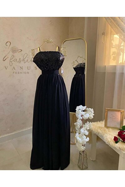 vanus fashion Long evening dress with sash 3107
