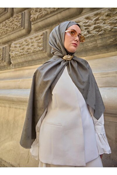 Silk Home Monogram Pamuk İpek Şal