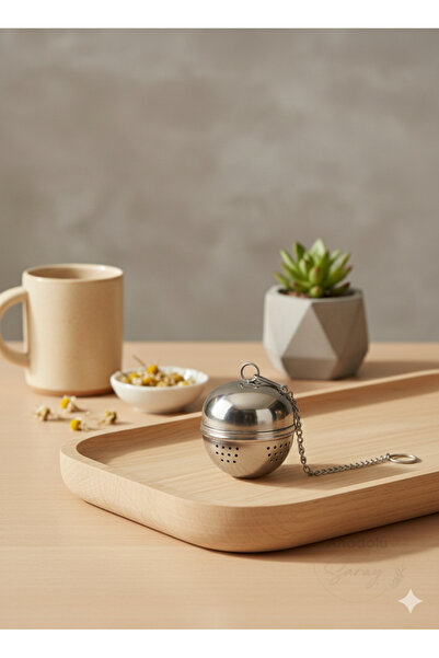 Emal Home مصفاة شاي من الفولاذ المقاوم للصدأ |   وعاء كبير للشاي من الأعشاب و...