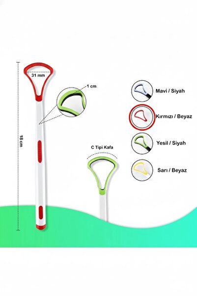 Genel Markalar Dil Sıyırıcı Dil Temizleyici Hijyenik Silikon Uçlu Dil Temizle...