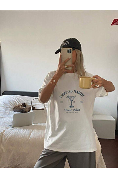 one button Tricou unisex cu design special, cu imprimeu, cu gât rotund, obișn...