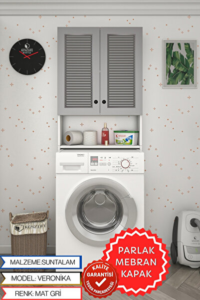 Kenzlife membran çamaşır makinesi dolabı veronika gribyz panjur 180*066*20 me...