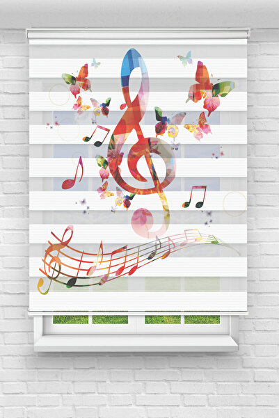 Perdecizade (ENXBOY)MELODİ ARAP KIZ DİJİTAL BASKILI ZEBRA PERDE-COCUK ODASI-S...