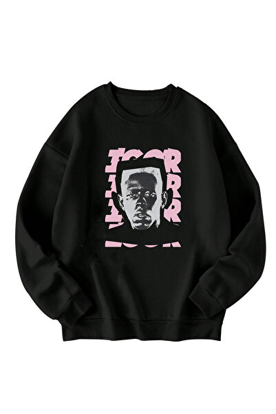 SVART WEAR Tyler The Creator Igor cu imprimeu supradimensionat Hanorac unisex...