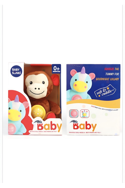 OEM Baby Sunki Musical Plush 30 cm – Baby Toy with Lullaby, Soft & Cuddle | 0+ months