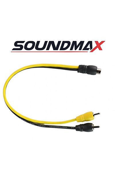 Soundmax SX-2M1F Y Kablo – Amfi Y Kablo – 1 Dişi 2 Erkek Y Kablo – 1 Adet