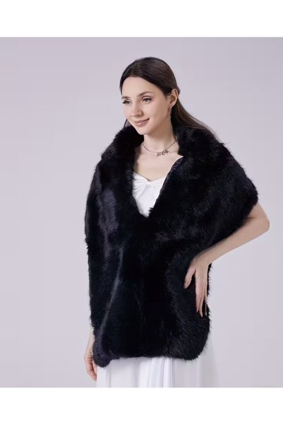 laviyonsa Lolita kürk Etol & şal 40*170 (geçirme cepsiz model)