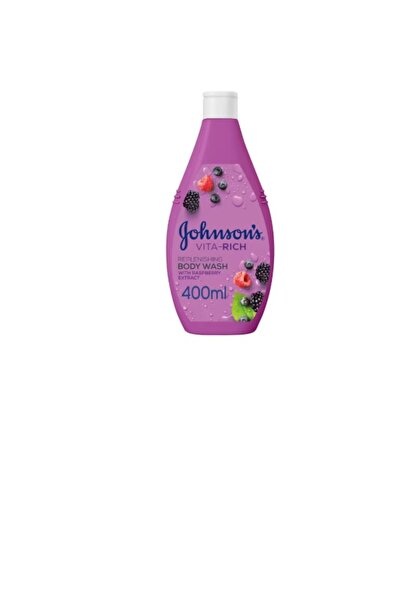 Johnson's Vita Rich Regenerating Body Wash with Wild Berry Extract 400ml Original