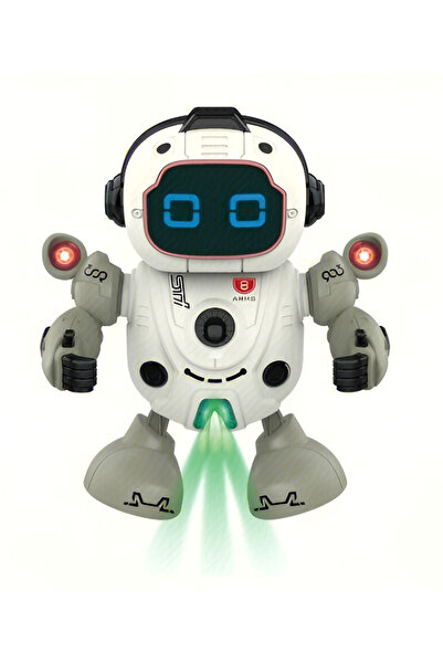 OEM Robot Dansator Interactiv cu Lumină & Muzică – Roboțel Inteligent pentru Copii, 18.5 cm, Model AMR8