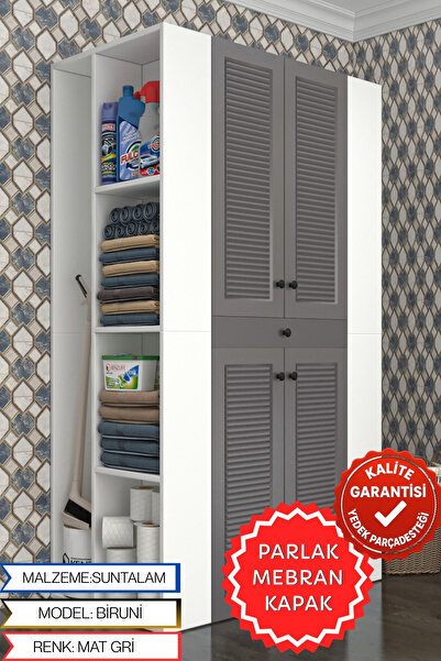 Kenzlife membran çamaşır-kurutma makinesi dolabı biruni gribyz panjur 187*110...