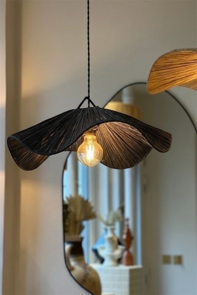 afralya home Rustik Tarz Bohem avize Makrome avize Salon avize Yatak Odası Av...