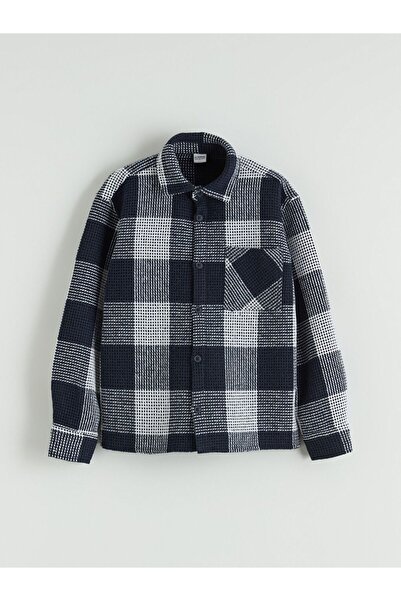 LC Waikiki Cămașă LCW Kids în carouri pentru băiat