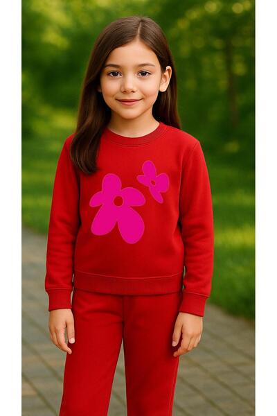 playwear Φούτερ ομάδας με στάμπα ΡΟΖ ΦΥΛΛΟ, για κορίτσια και αγόρια, με λαιμό...