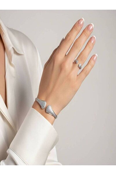 Generic Zircon bangle with a Frey Zeiss ring and a luxurious box