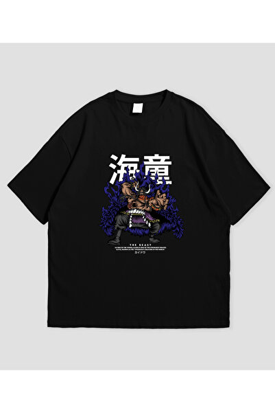 SVART WEAR One Piece Kaido cu imprimeu supradimensionat Unisex tricou