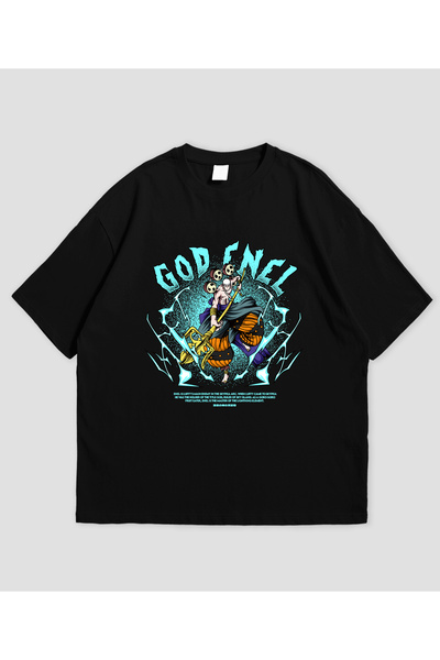 SVART WEAR Μπλουζάκι One Piece God Enel με τύπωμα oversized Unisex