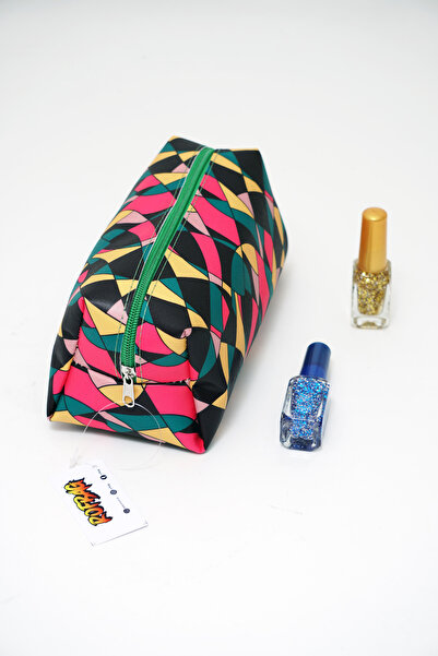 Rof Bag Point Pattern Makeup Bag