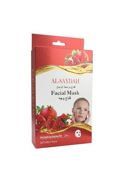 F05 Pomegranate Scented Face Mask from Al-Saydah – 10 Sachets × 40 ml