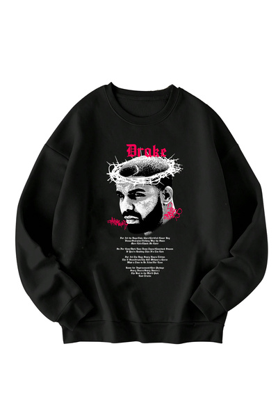 SVART WEAR Дрейк Баскили Овърсайз Унисекс Суитшърт