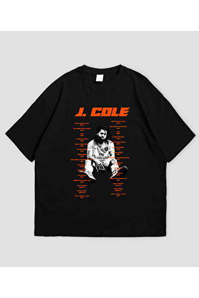 SVART WEAR J. Cole cu imprimeu supradimensionat Unisex tricou