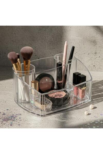 Meven Set Beauty حامل مكياج أكريليك مقسم من عالم الوسام - AL-7065