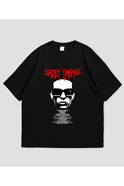 SVART WEAR Daddy Yankee cu imprimeu supradimensionat Unisex tricou