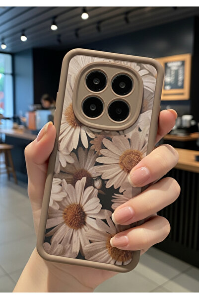 Rivor غطاء حماية لكاميرا هاتف ريدمي نوت 14 برو 4G، تصميم زهرة الأقحوان الكلاس...