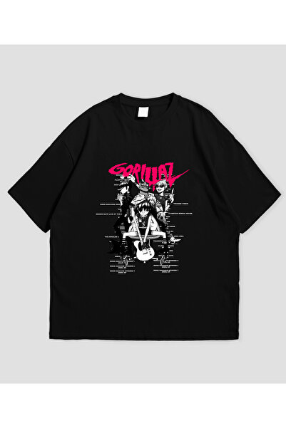 SVART WEAR Μπλουζάκι Gorillaz με τύπωμα oversized Unisex