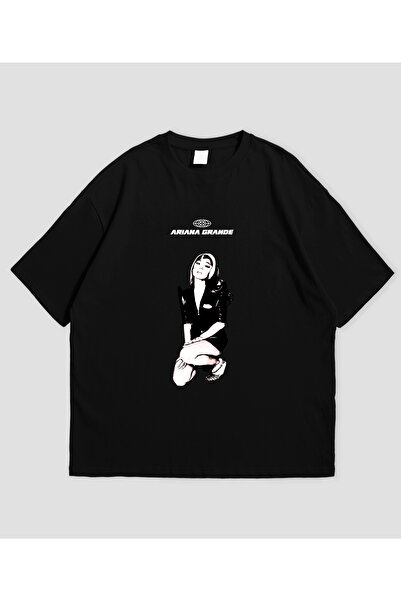 SVART WEAR Ariana Grande cu imprimeu supradimensionat Unisex tricou