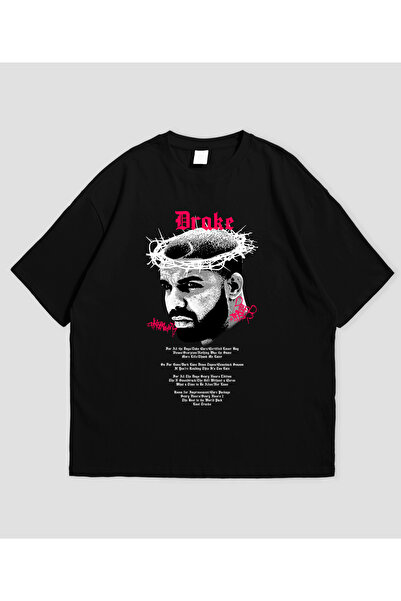 SVART WEAR Drake Štampano Oversize kroj Unisex T-shirt
