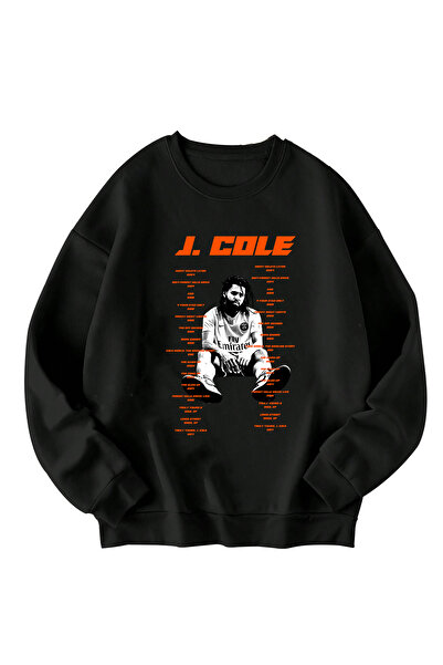 SVART WEAR J. Cole cu imprimeu supradimensionat Hanorac unisex tricou