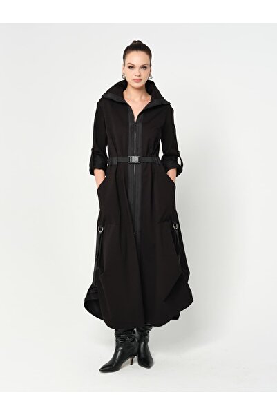 eski Palaska Detaylı Elbise