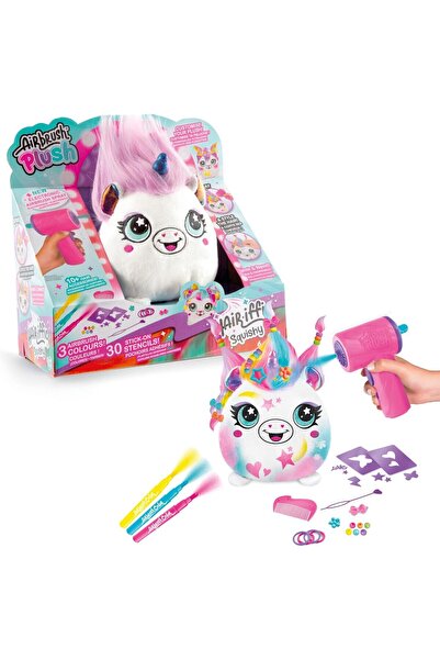 Cici Oyuncak Airbrush Plush - Hair'iffic 17cm Squish Saç Tasarımı Oyun Seti P...